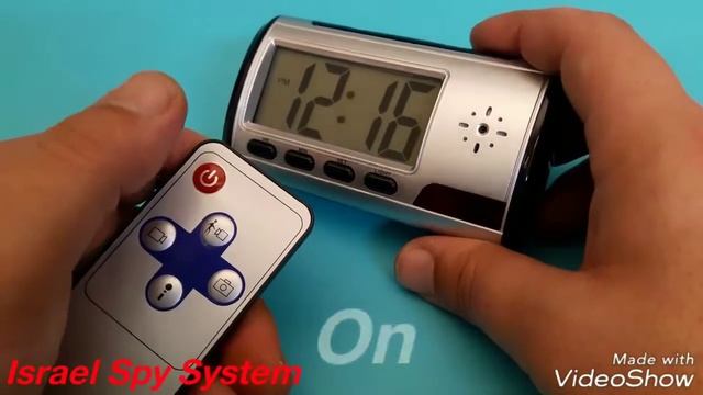 Spy/Hidden Clock Camera ספיי שעון - How to use (Video instruction) смотреть онлайн
