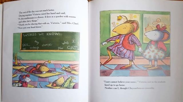 Read Aloud- Chrysanthemum by Kevin Henkes смотреть онлайн