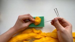 Основы сухого валяния из шерсти