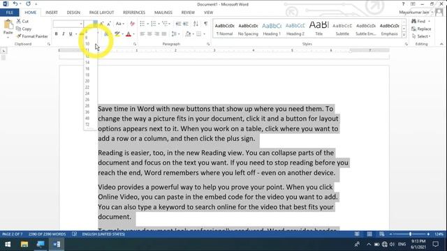 How to save a word document as Pdf in hindi | Convert word file into Pdf | Offline method easy tips смотреть онлайн