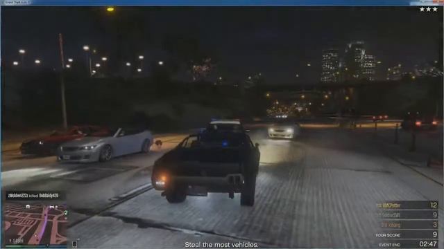 Event challenge. stealing cars = chaos - GTA 5 Online смотреть онлайн