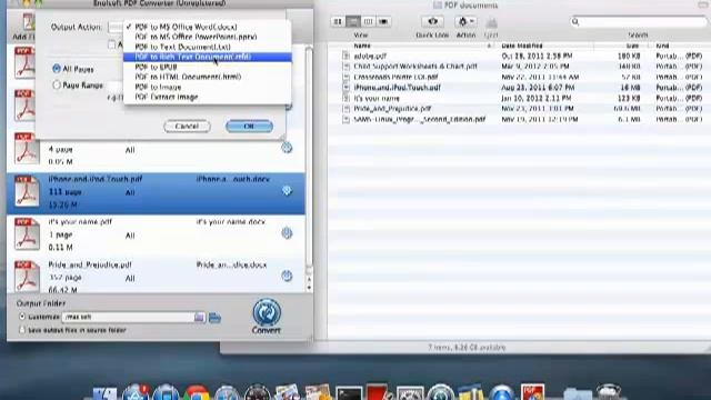 Convert PDF to Word, PPTX, HTML, EPUB, TEXT and more on Mac OS X смотреть онлайн