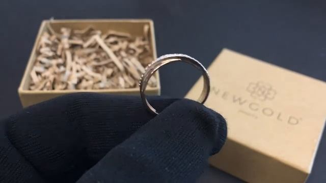 !Кольцо 096572 из красного золота 585 пробы с бриллиантами смотреть онлайн