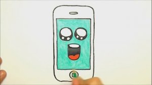 КАК НАРИСОВАТЬ сотовый телефон легко