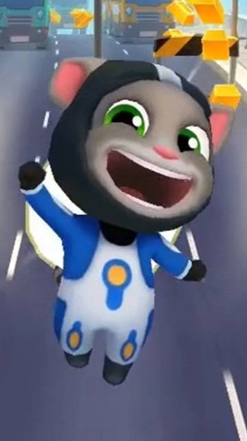 Космонавт Том Talking Tom Gold Run смотреть онлайн