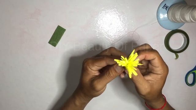 How To Make Paper Flower From Crepe Paper | Easy Craft Tutorial | DIY-Beauty Of Paper смотреть онлайн