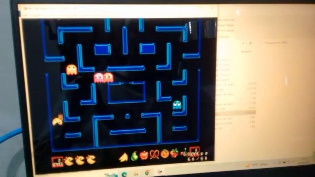 SNES EMU Ms Pacman Booster ON Crazy Mini Level 1 169090