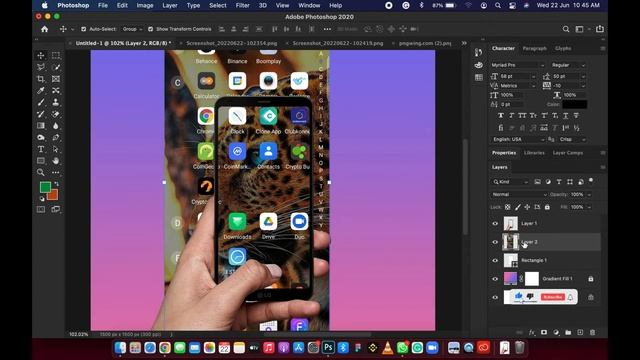 Create Clipping Mask Using Adobe Photoshop смотреть онлайн