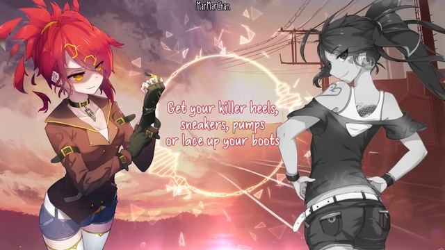 Nightcore - Salute // Bo$$ (Switching Vocals) || Lyrics смотреть онлайн