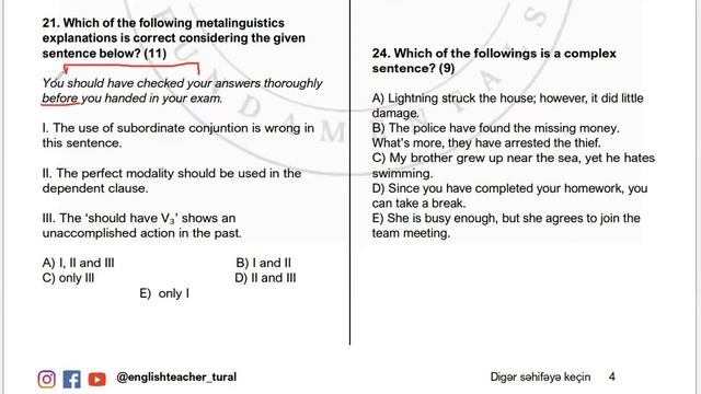 Sertifikasiya sınağının izahı. ÜSİ-5.İngilis dili.(Tural müəllim).#mhm #sertifikasiya #ingilisdili смотреть онлайн