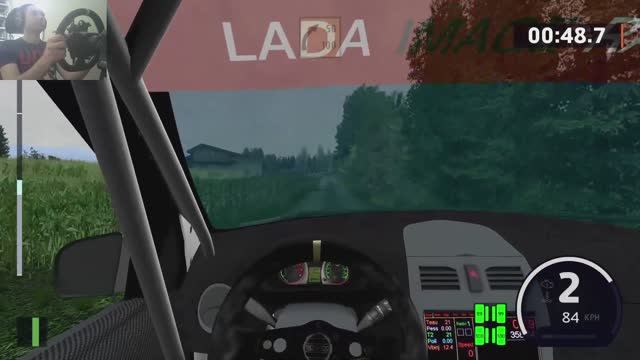 Асфальт и гравий - Richard Burns Rally - на руле MOZA R5