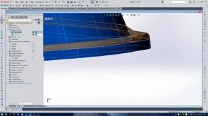 Solidworks построение буртика на детали