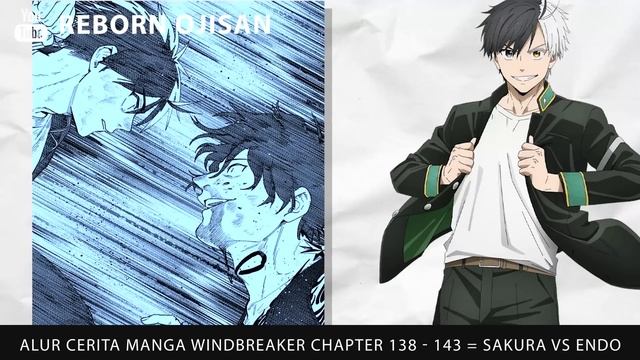 WINDBREAKER TERBARU - SAKURA VS YAMATO ENDO! PERTARUNGAN 1 VS 1 !! UMEMIYA VS CHIKA TAKISHI