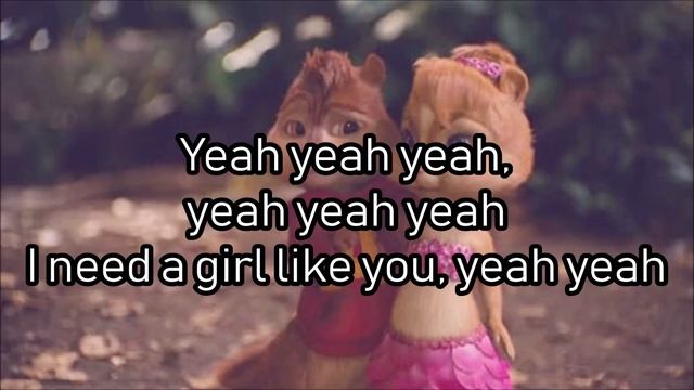 Girls Like You - Chipmunks (lyrics) смотреть онлайн