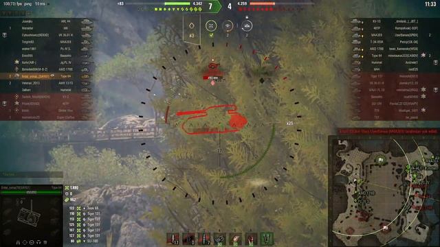 World Of Tanks | Type 64 - 3.6K Damage (Tier VI) "Erdal_yimaz78" смотреть онлайн