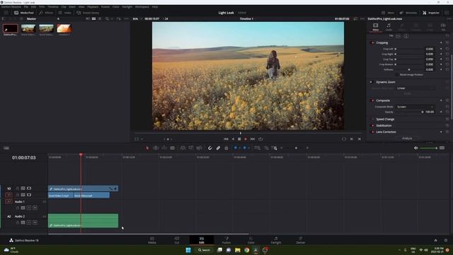 FREE Cinematic LIGHT LEAK Effect Pack... DaVinci Resolve смотреть онлайн