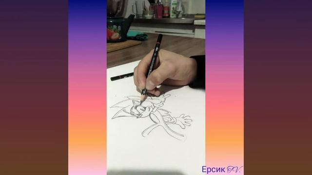 Соник. Сега. карандашпен сурет смотреть онлайн