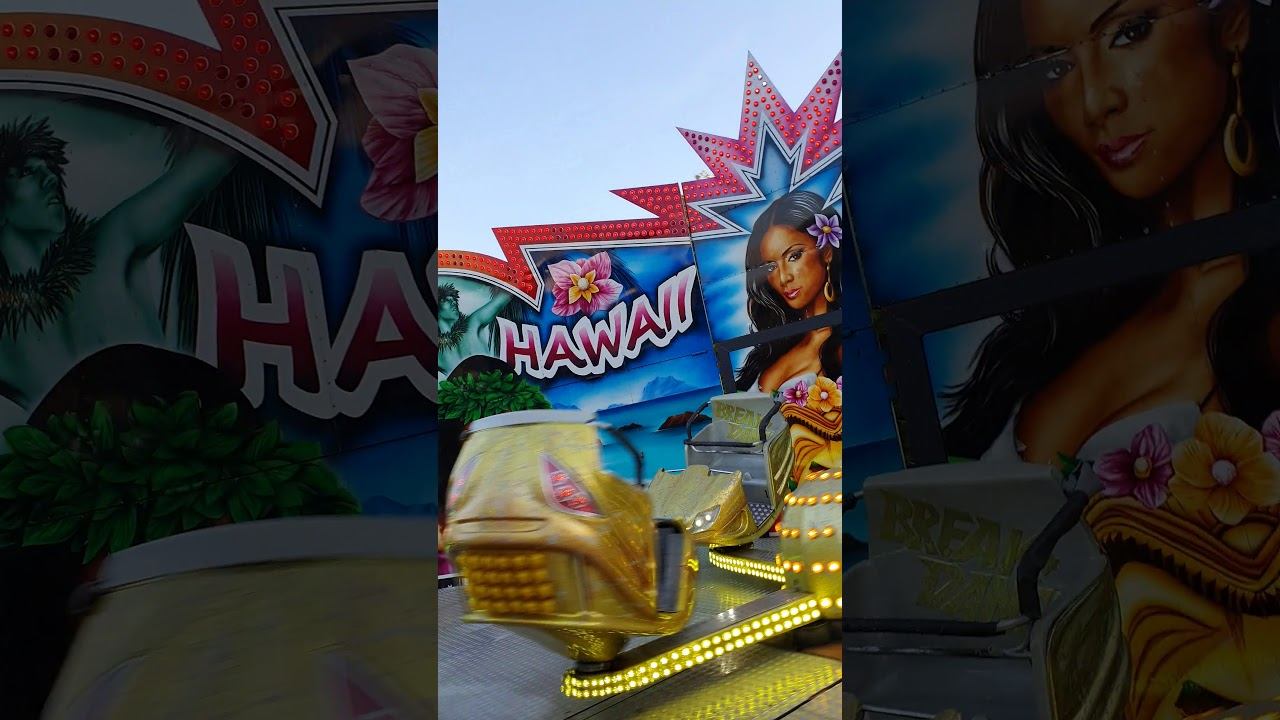 Сочи Лазаревское экстремальная карусель в парке Hawaii Dance