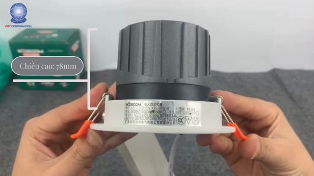 Đèn âm trần rọi Kosoom DL-KS-COB-15 15W смотреть онлайн
