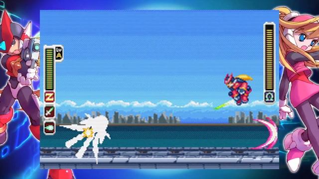 MEGAMAN™ ZERO/ZX LEGACY COLLECTION Harpuia Boss Fight MMZ1