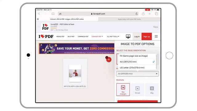 Convert Your JPG To PDF | Put Password to Any PDF смотреть онлайн