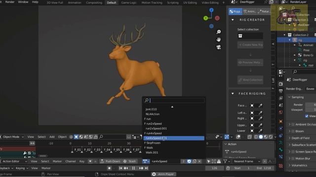 3D Animation in Blender : Deer Character 3D Animation : Blender Full Animation Tutorial смотреть онлайн