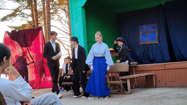 спектакль #чехов #чайка на #тбчайка постановка детского лагеря действие 1 из 4 #волго #лето2022