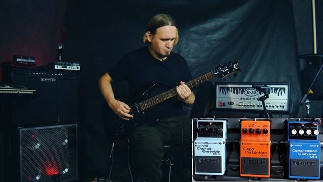Мощный обзор: Dean Vendetta, Boss BCB-30, CS-3, MD-2, CE-5 + игра на примочках без гитары