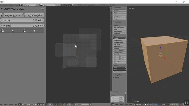 COPY AND PASTE UV SIZE ISLAND смотреть онлайн