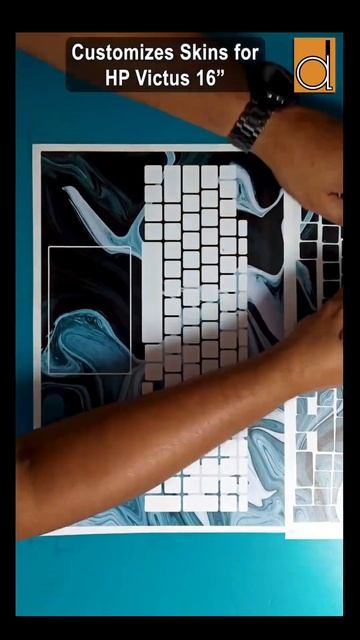 Customized skins for HP Victus 16" laptop. #laptopdecal #art #arjundesigns #laptop #victus смотреть онлайн