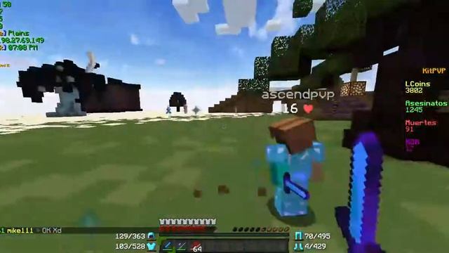 Hack #5 Kit PvP , MineLC , Anti kb , kill aura. смотреть онлайн