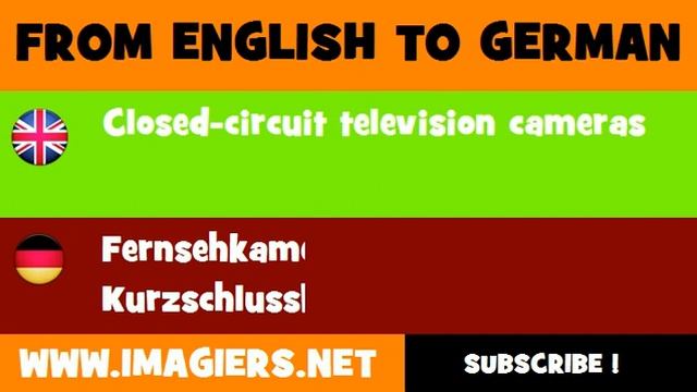 FROM ENGLISH TO GERMAN = Closed circuit television cameras смотреть онлайн