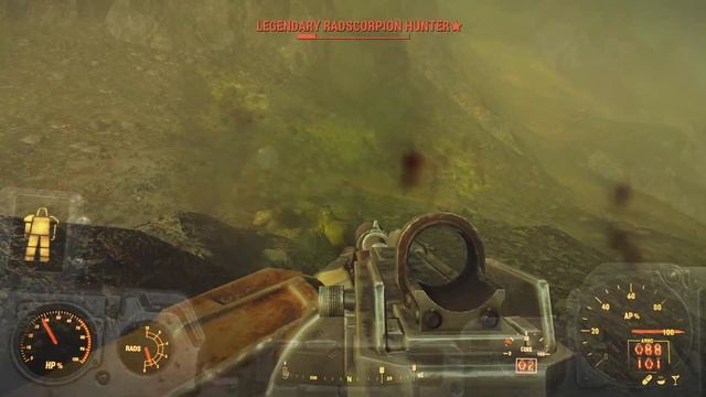 Fallout 4_Legendary red scorpion is about to die and rage quits смотреть онлайн