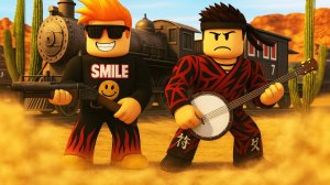 Музыкант и бронированный класс прошли игру в  Dead Rails Роблокс