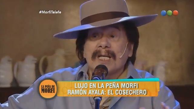 Ramón Ayala canta "El Cosechero" Morfi смотреть онлайн
