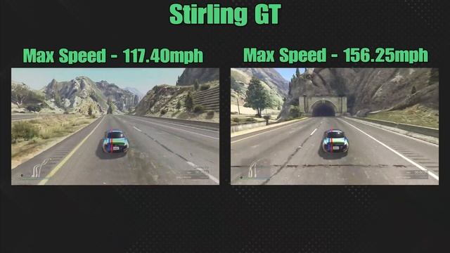 GTA 5 Online - HAOs (HSW) Max Speed for Stirling GT (side-by-side pre and post HSW upgrade) смотреть онлайн