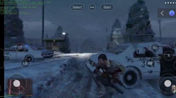 прохождение GTA V с помощью VK Cloud Games #1