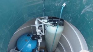 Система фильтрации воды для частного дома в кессоне 1300 мм