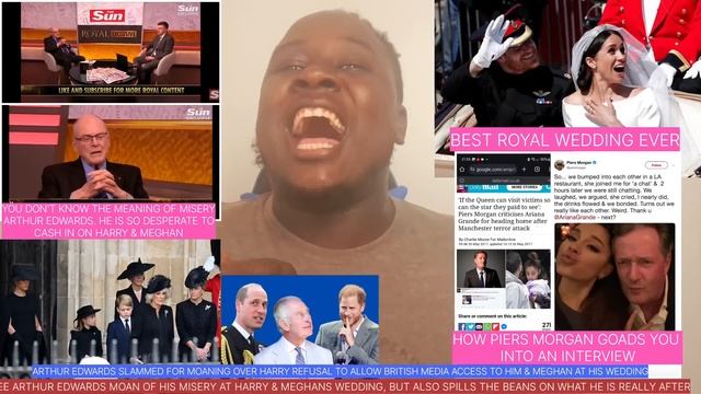 SEE UNINVITED ARTHUR EDWARDS MOAN OF HIS MISERY ON PRINCE HARRY & MEGHANS WEDDING DAY/PIERS MORGAN смотреть онлайн