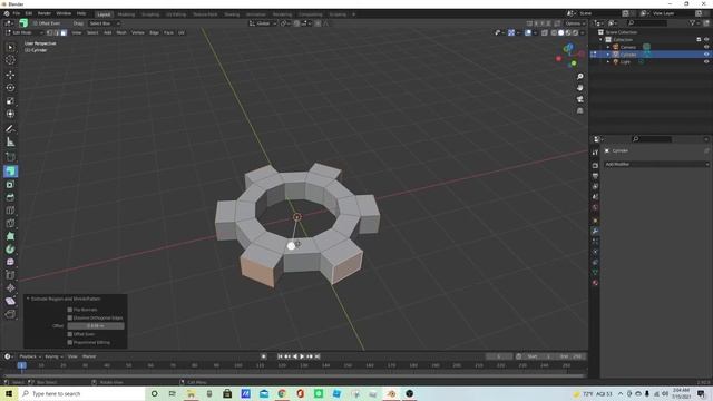 How fast can I make a gear in blender (none of you probably cares) смотреть онлайн