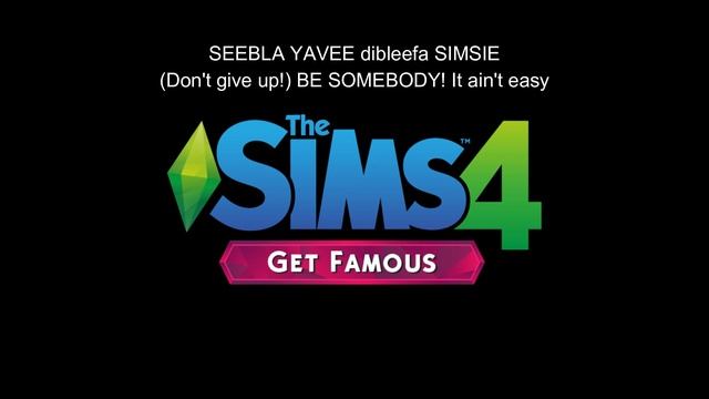 Be Somebody by Thutmose Simlish Original Special! (Simlish Lyrics & English Lyrics!!) смотреть онлайн