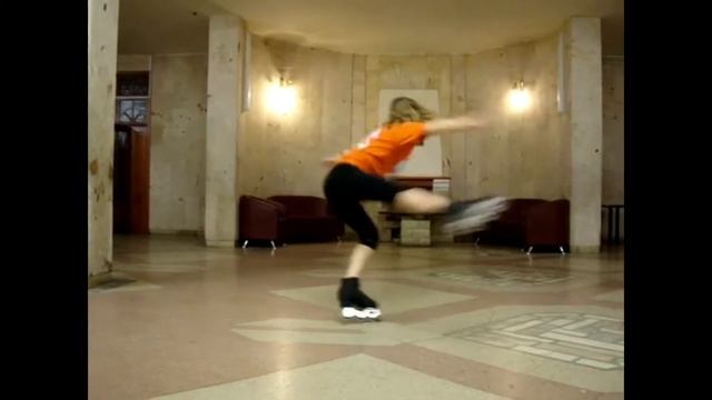 Inline Figure Skating (Snow White Inlines ).Фигурное катание на роликах