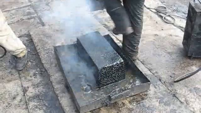 Инэковир - Мини завод ПБМ выемка готового битума из формы v2 смотреть онлайн