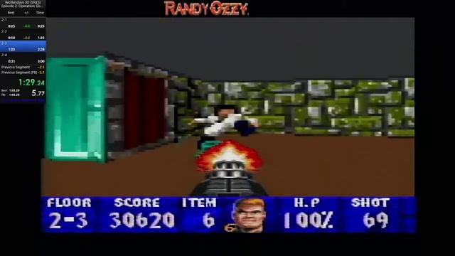 Wolfenstein3D(snes) Episode 2 - 2m48sec смотреть онлайн