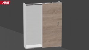 Компланарная система дверей для шкафов-купе ONE LINE: монтаж и установка | бренд AKS