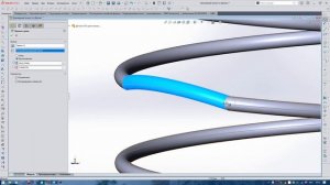 Solidworks создание траектории изменённой спирали