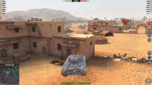 Бой на имбовом танке 7 лвла Black Prince в Tanks Blitz