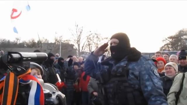 В Севастополе торжественно встретили бойцов Беркута из Киева смотреть онлайн