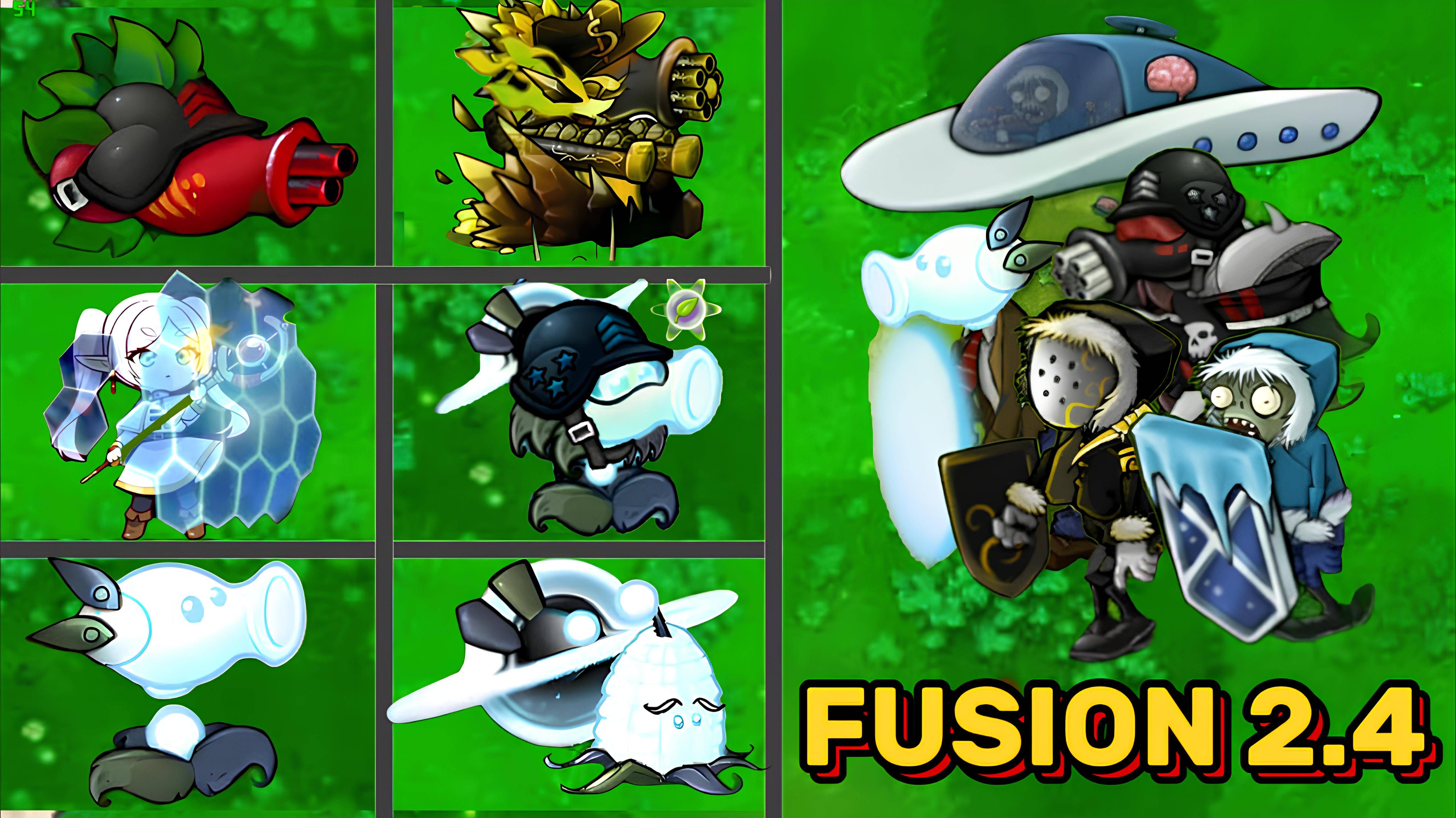 PVZ Fusion 2.4.1: Испытание — Все новые ультимативные растения-фьюжн и зомби смотреть онлайн