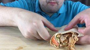 ASMR RUSSIAN SHAWARMA | CHICKEN DONER KEBAB (Eating Sounds) Mukbang 먹방 *NO TALKING*